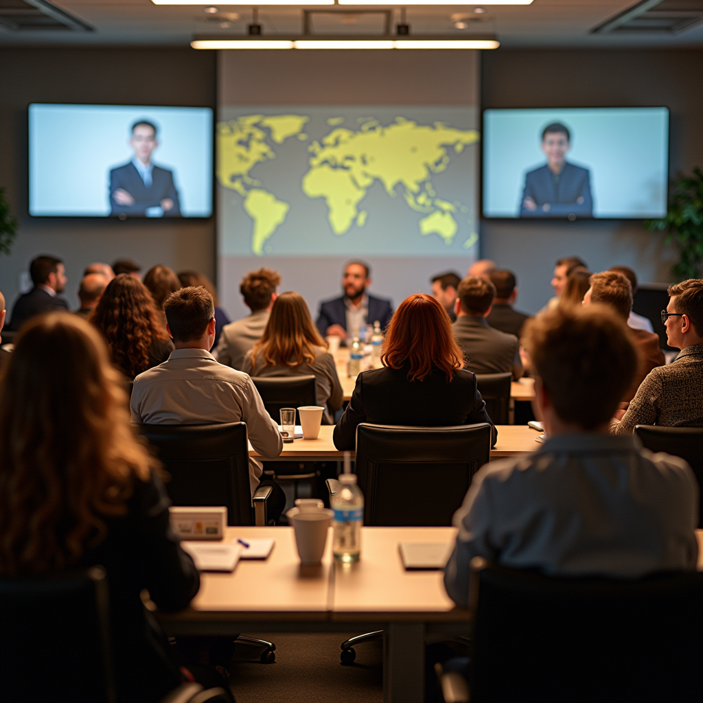 International Partnership Summit with representatives from 23 civic organizations across four continents discussing collaborative approaches to social justice and humanitarian aid